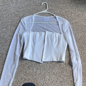 With Jean corset top